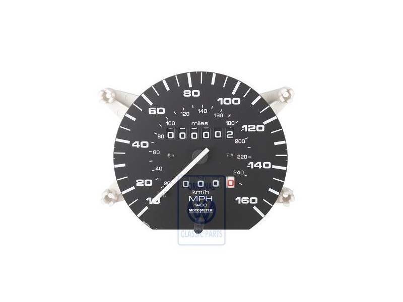 VW Original Tachymetre Avec Compteur Journalier En Milles - 357957033C