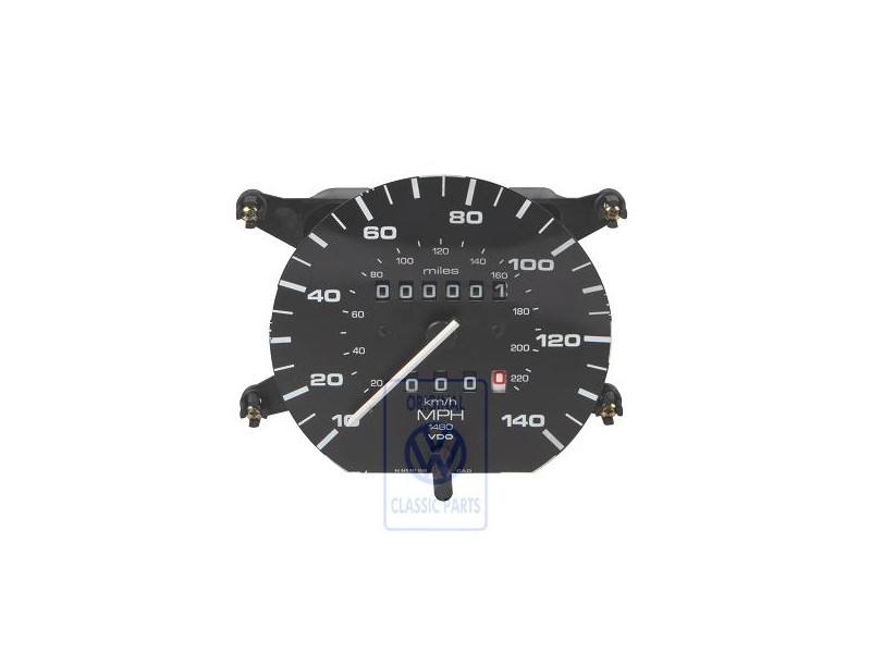 VW Original Tachymetre Avec Compteur Journalier En Milles - 357957033D