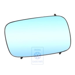 VW Original Miroir (Plan) Avec Plaque-Support - 358857522B