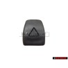 VW Original Bouton De Confirmation Noir Satine - 113881633E 01C