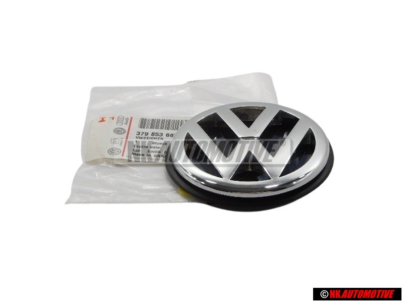 VW Original Arrière Embleme Logo Chrome - 379853687