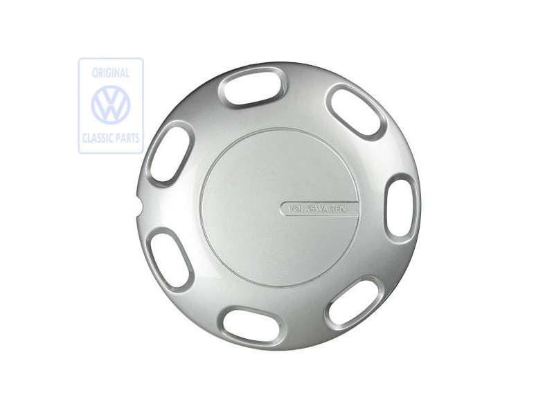 VW Original Enjoliveur De Roue Couleur Chrome Metallise - 3A0601149 V7L