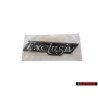 VW Original EXCLUSIV Côté Embleme Monogramme Logo Noir Chrome - 3A0853675C Z10