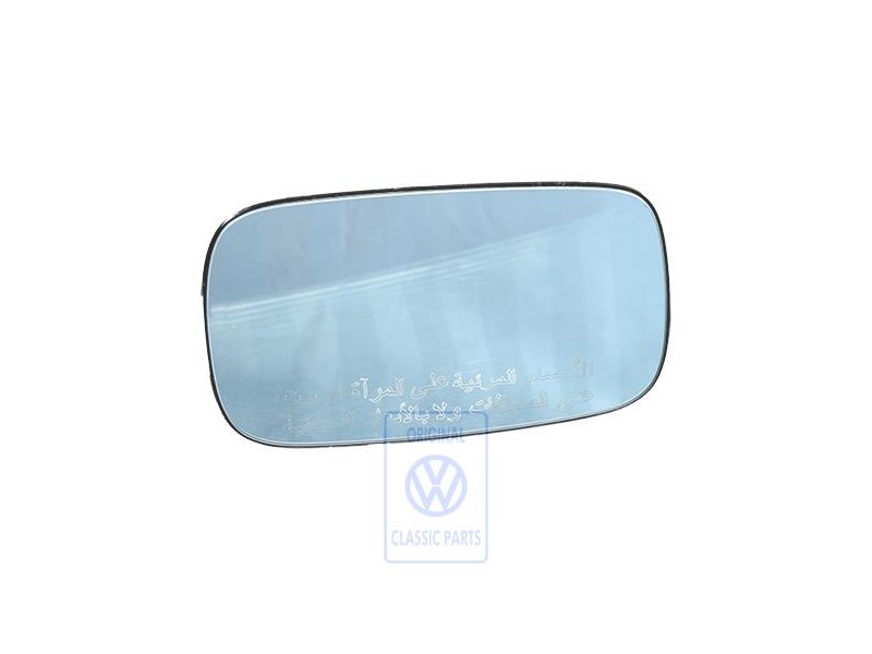 VW Original Miroir (Convexe) Avec Plaque-Support - 3A1857522