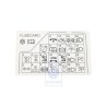 VW Original Plaque Indicatrice - 3B0010241F