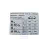 VW Original Etiquette P. Pression De Gonflage Des Pneus - 3B0010276L