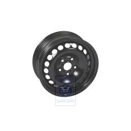 VW Original Jante Acier Noir Rallye - 3B0601027D 03C