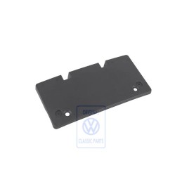 VW Original Support P. Plaque De Police Noir Satine - 3B0807285 B41