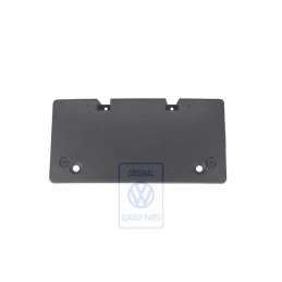 VW Original Support P. Plaque De Police Noir Satine - 3B0807287 B41