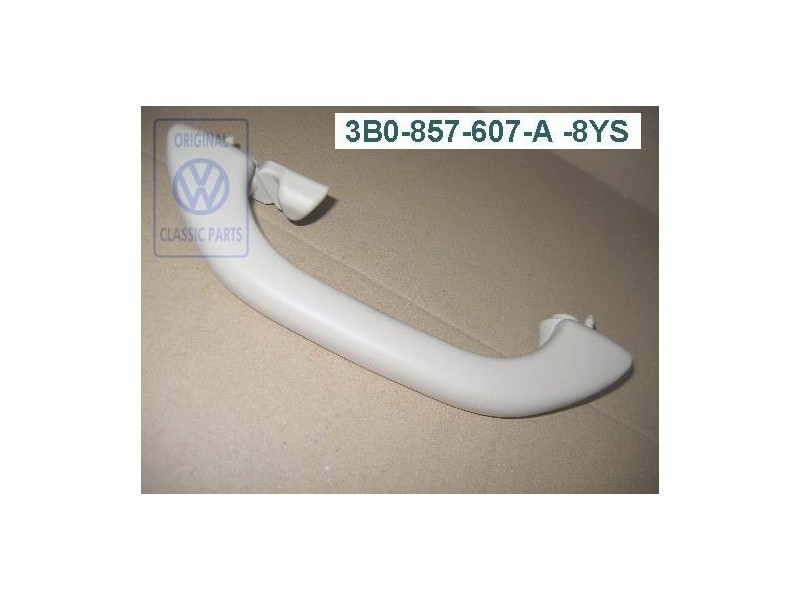 VW Original Poignée Fixée Au Pavillon Beige Clair - 3B0857607A 8YS