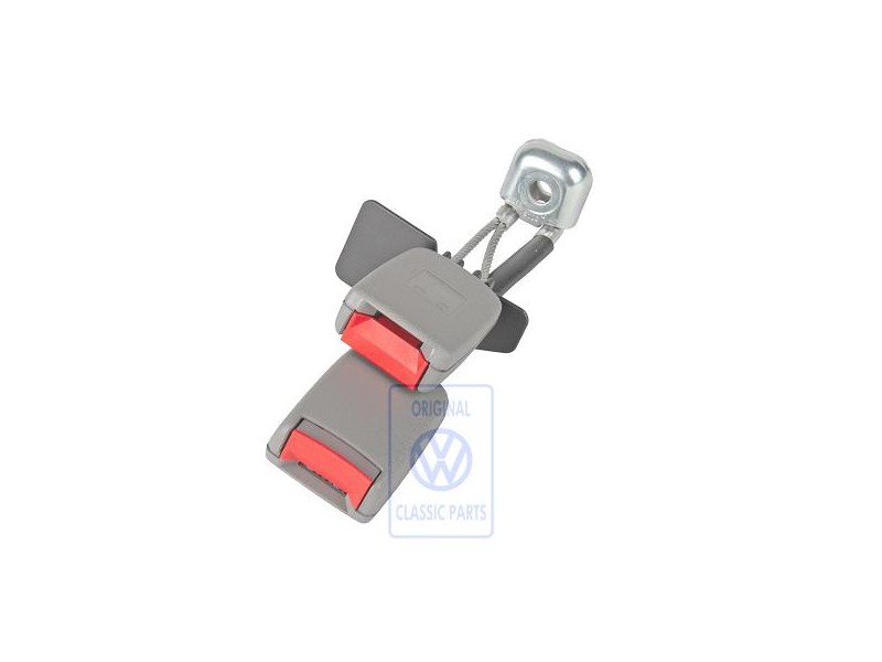 VW Original Attache Double Gris Flanelle/Rouge Feu - 3B0857739A FCP