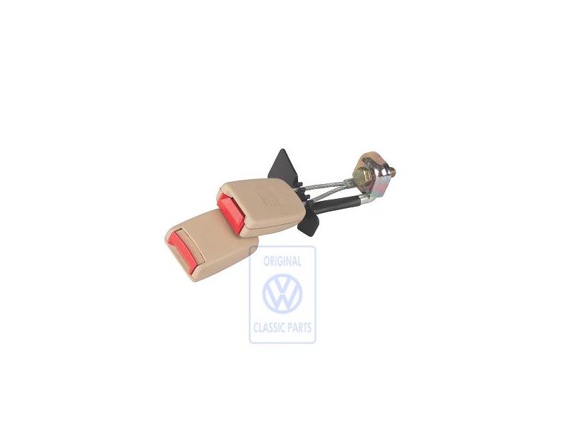 VW Original Attache Double Beige Fauve/Rouge Feu - 3B0857739A LSV