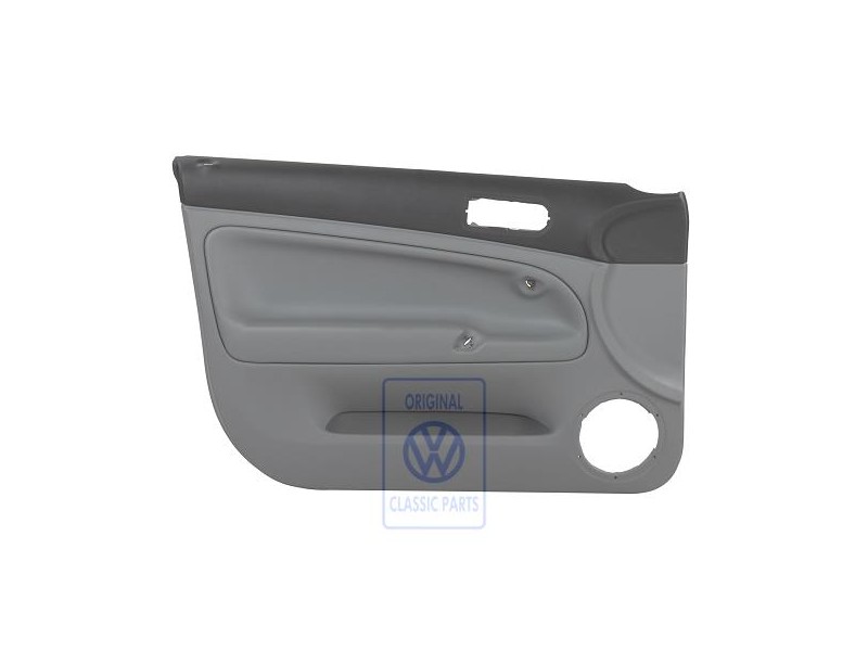 VW Original Revetement Porte (Simili-Cuir) Gris Platine Fonce - 3B0867011BBLGR