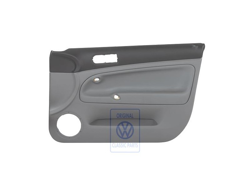 VW Original Revetement Porte (Simili-Cuir) Gris Platine Fonce - 3B0867012BBLGR