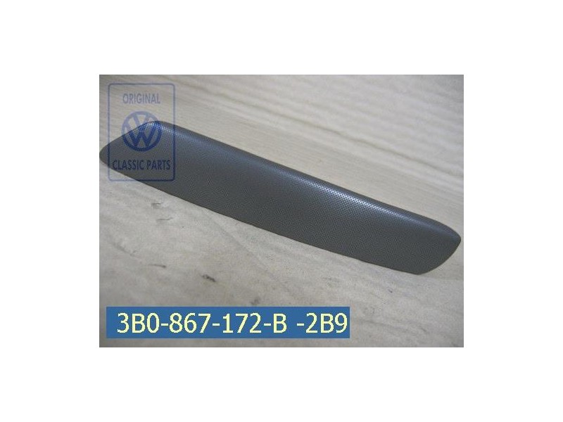 VW Original Cache Noir/Anthracite-Look Filet - 3B0867172B 2B9