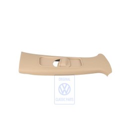VW Original Revetement De Colonne B Beige Fauve - 3B0867244F 4R4