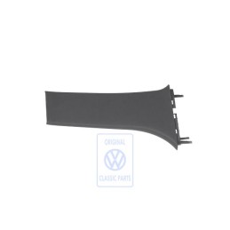 VW Original Revetement De Colonne B Noir Satine - 3B0867297D B41