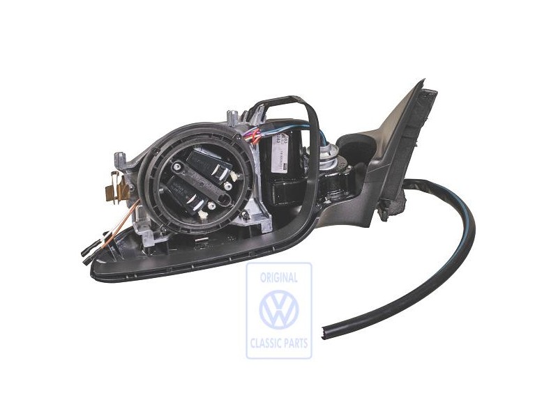 VW Original Coque Retroviseur Exterieur Noir Satine - 3B1857507M 01C