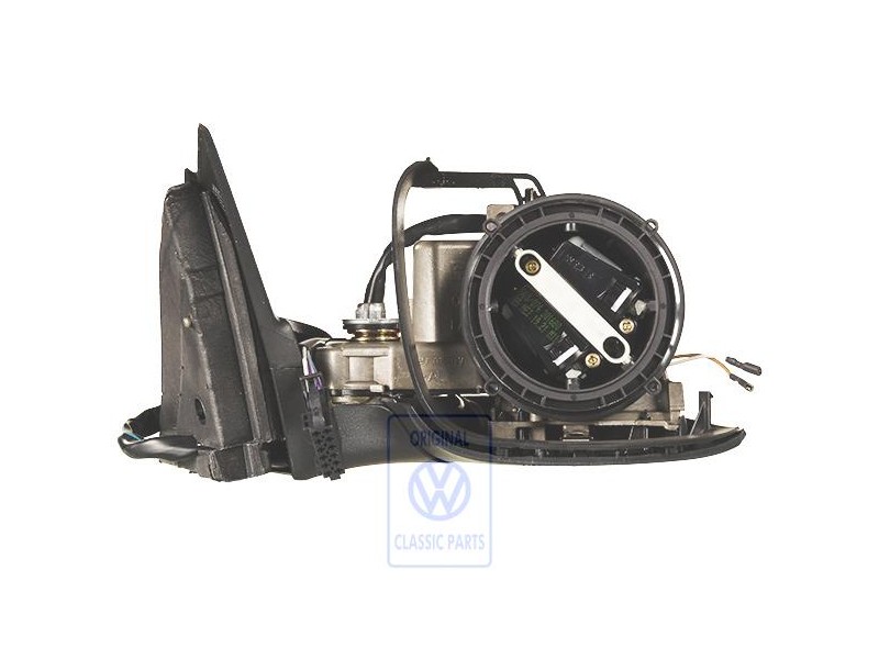 VW Original Coque Retroviseur Exterieur Noir Satine - 3B1857508AE01C