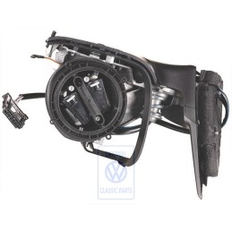 VW Original Coque Retroviseur Exterieur Noir Satine - 3B1857508F 01C