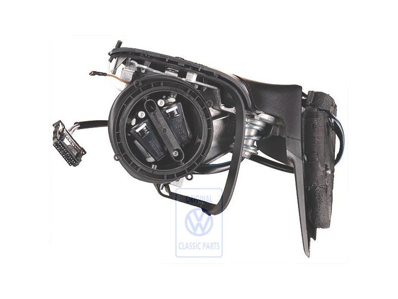 VW Original Coque Retroviseur Exterieur Noir Satine - 3B1857508F 01C
