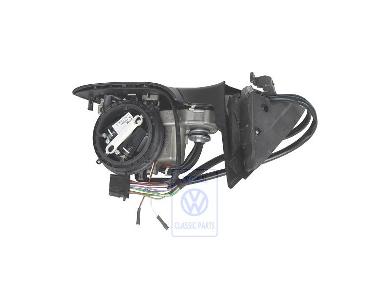 VW Original Coque Retroviseur Exterieur Noir Satine - 3B1857508H 01C