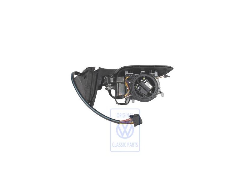 VW Original Coque Retroviseur Exterieur Noir Satine - 3B2857507K 01C
