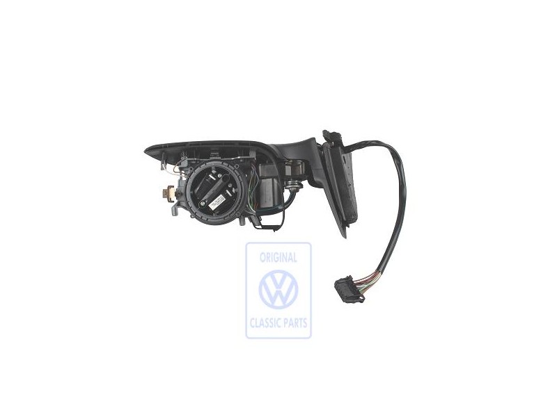 VW Original Coque Retroviseur Exterieur Noir Satine - 3B2857508K 01C