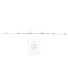 VW Original Moulure P. Revetement De Porte Chrome - 3B4853981 2ZZ