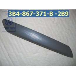 VW Original Cache Noir/Anthracite-Look Filet - 3B4867371B 2B9