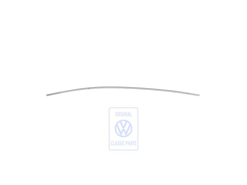 VW Original Baguette D'Encadrement Aluminium-Brillant - 3B5854701B 7Z7
