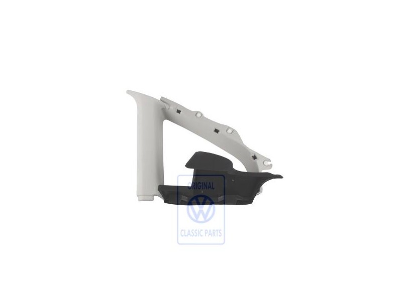 VW Original Revetement De Colonne C Gris Perle/Noir - 3B5868594G QKB