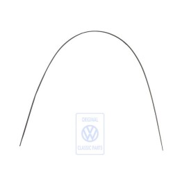 VW Original Couvre-Joint Noir Satine - 3B9853709D B41