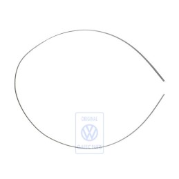 VW Original Couvre-Joint Noir Satine - 3B9853710C B41