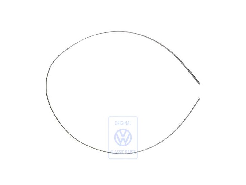 VW Original Couvre-Joint Noir Satine - 3B9853710C B41