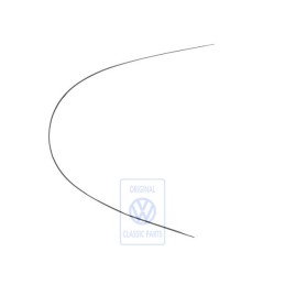VW Original Couvre-Joint Noir Satine - 3B9853710D B41