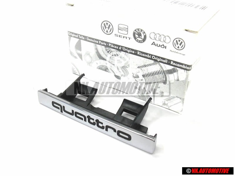 Audi Original QUATTRO Avant Embleme Monogramme Logo Chrome - 8L0853736 2ZZ