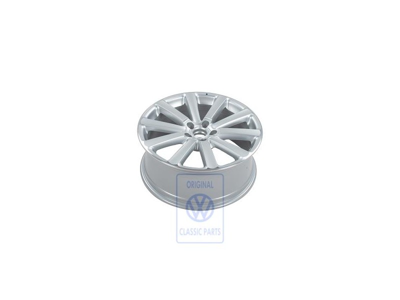 VW Original Jante Aluminium Argent Brillant - 3C0601025AM8Z8