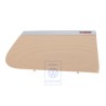 VW Original Ecran De Haut-Parleur Beige Pur/Chrome Brillant - 3C0867149C TEW