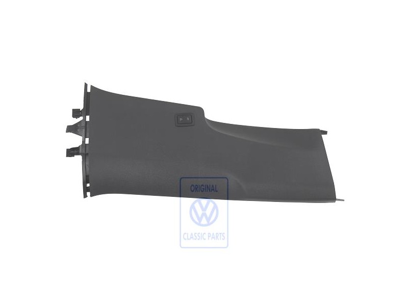 VW Original Revetement De Colonne B Noir Satine - 3C0867292E 9B9