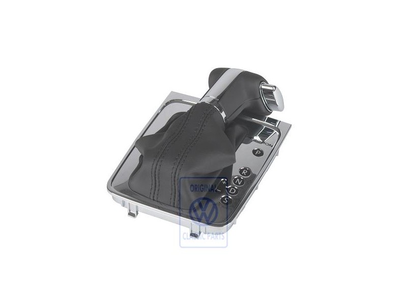 VW Original Cache De Commande Des Vitesses Noir/Chrome - 3C2713203G QUN