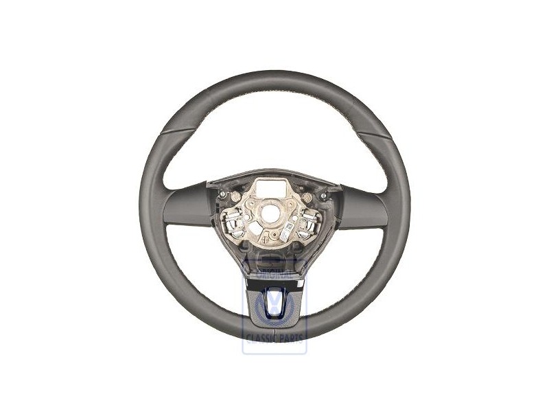 VW Original Volant De Direction (Cuir) Noir/Nougat - 3C8419091ACBFB