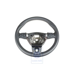 VW Original Volant Direct.Multif. (Cuir) Noir/Nougat - 3C8419091AMBFB