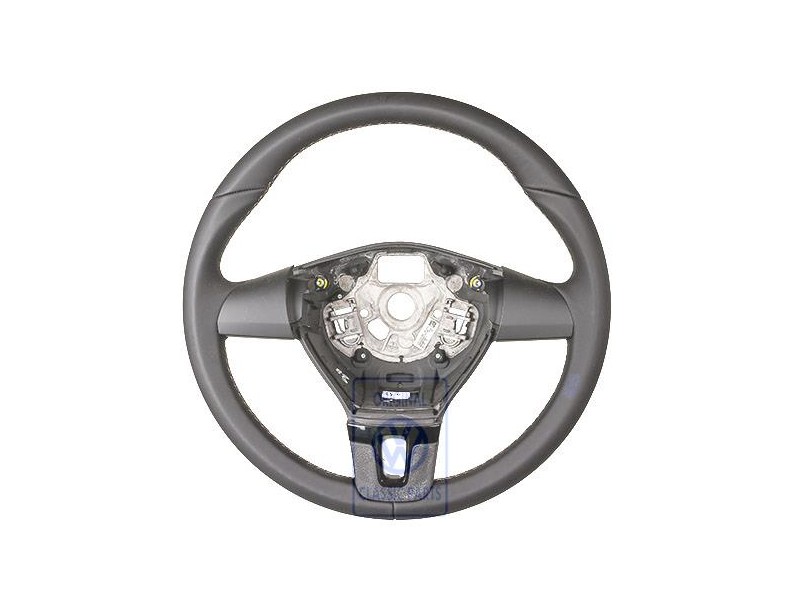 VW Original Volant De Direction (Cuir) Noir Titan/Cannelle - 3C8419091ARAVJ