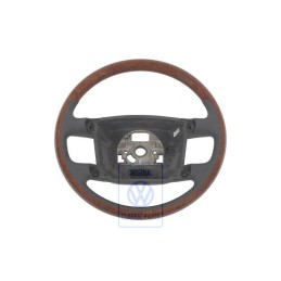 VW Original Volant De Direction(Bois/Cuir) Anthracite/Noyer - 3D0419091ABMCC