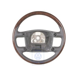 VW Original Volant De Direction(Bois/Cuir) Anthracite/Myrte - 3D0419091ABNKP