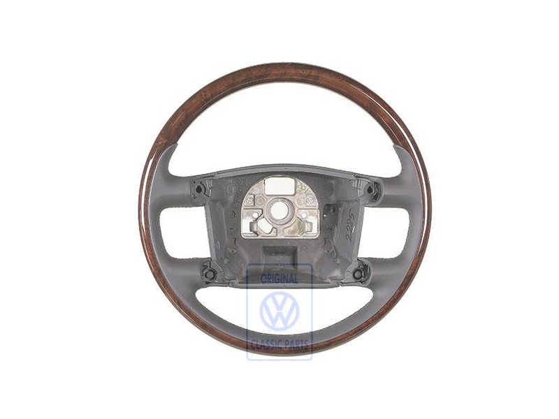 VW Original Volant De Direction(Bois/Cuir) Anthracite/Myrte - 3D0419091ABNKP