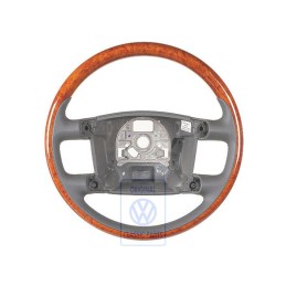 VW Original Volant De Directionbois/Cuir Anthracite/Eucalyptus - 3D0419091ABQSC