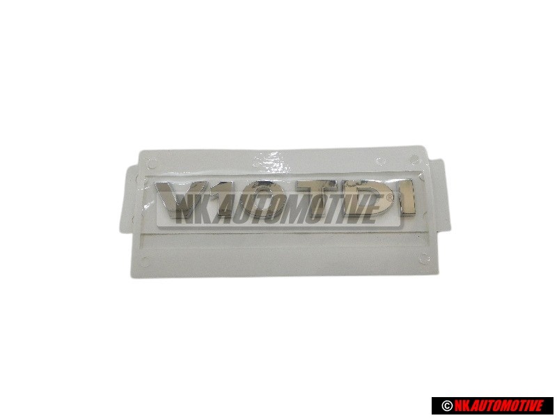 VW Original V10 TDI Arrière Embleme Monogramme Logo Chrome - 3D0853675D 739