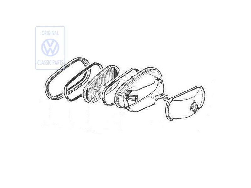 VW Original Projecteurs - 411941040
